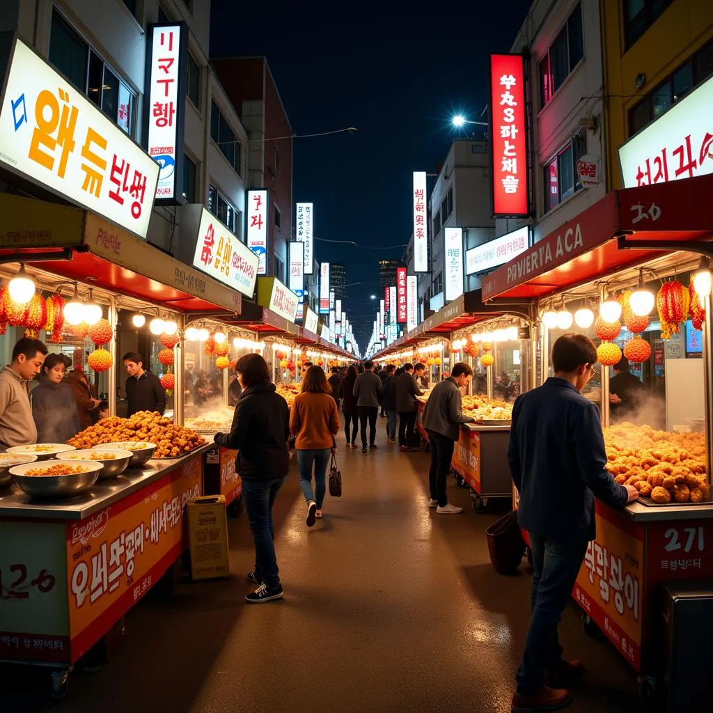 Vibrant K Food Fair Street Food Stalls