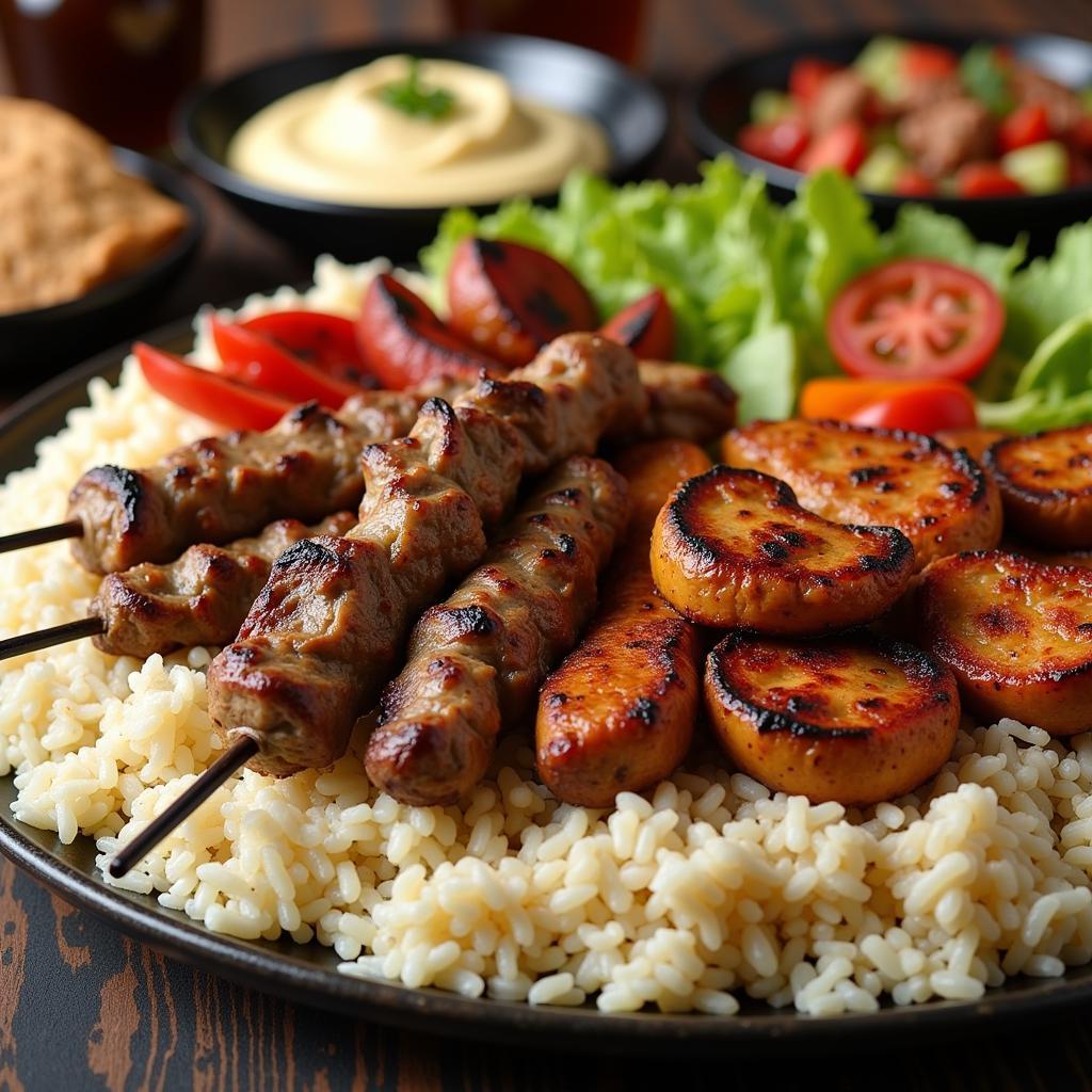 Kabob Land Porterville Mixed Grill