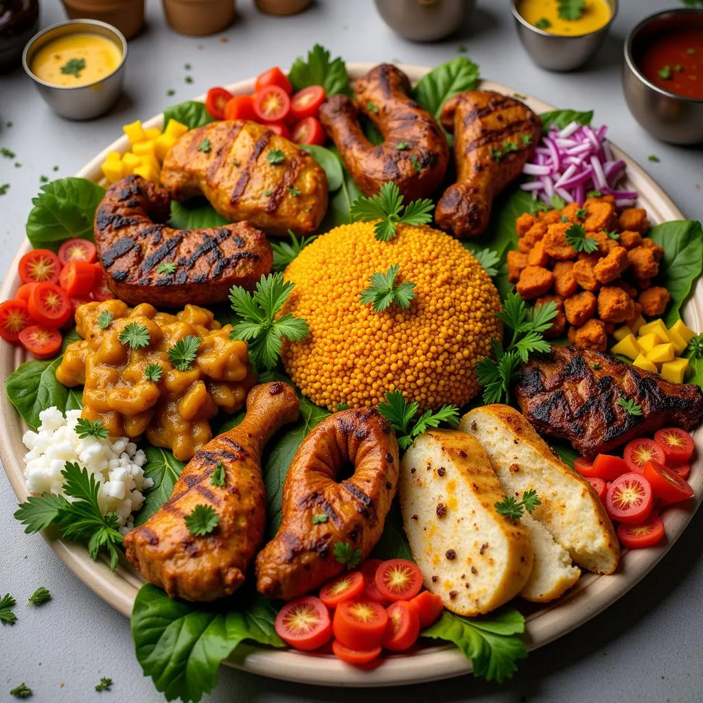 A Vibrant Kadova Food Platter