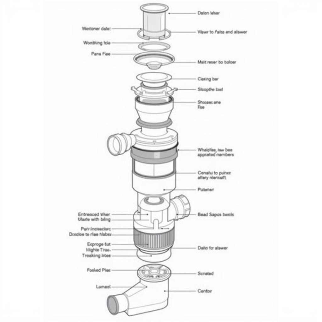 Exploded diagram of Kenmore food disposer parts