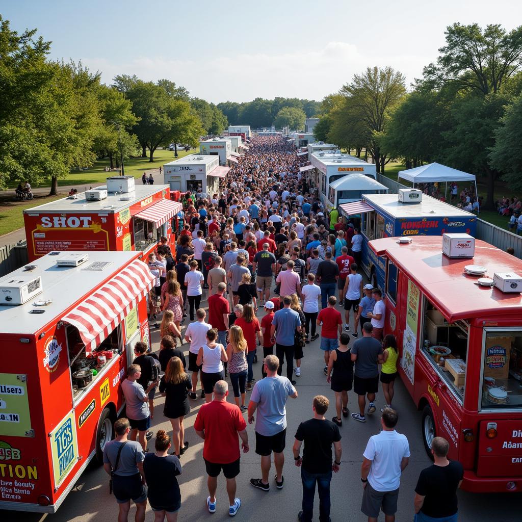 Kenner Food Truck Fest Crowd