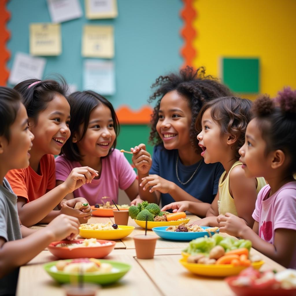 Kentucky Family Enjoying Summer Meals Together