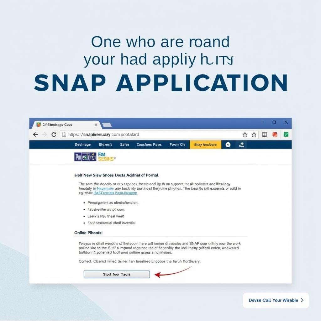 Online SNAP Application