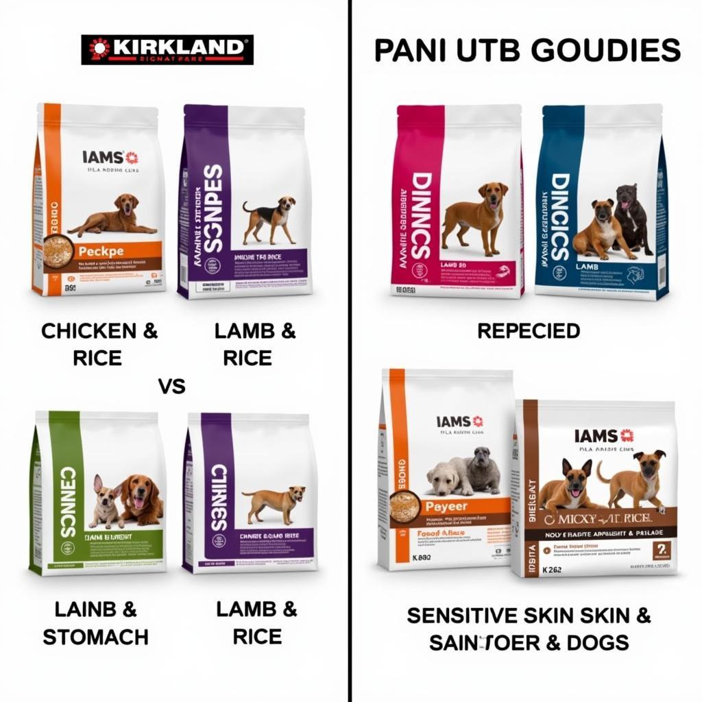 Kirkland and Iams Dog Food Comparison