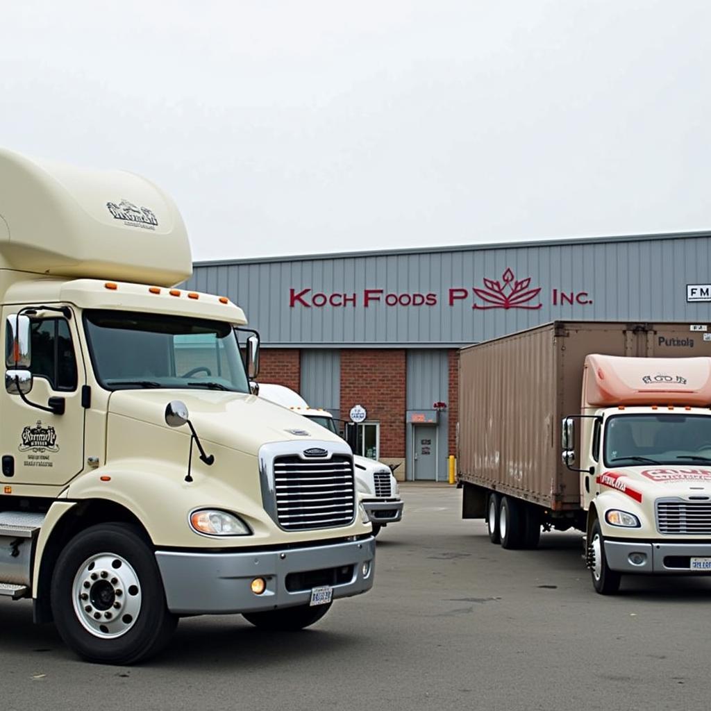 Truck Loading at Koch Foods Inc Franklin Park, IL