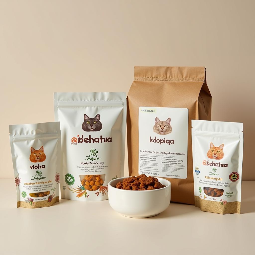 Sustainable packaging of Koha cat food