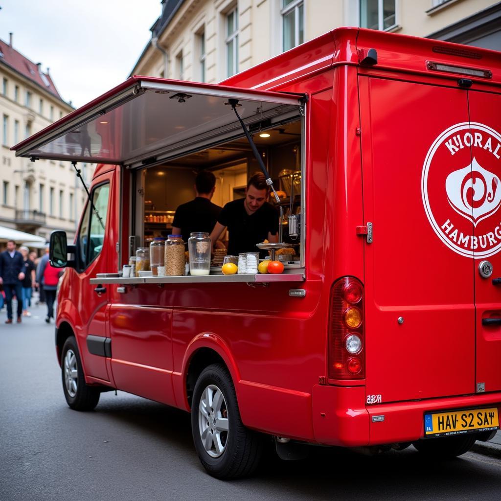 Koral Hamburg food truck exterior