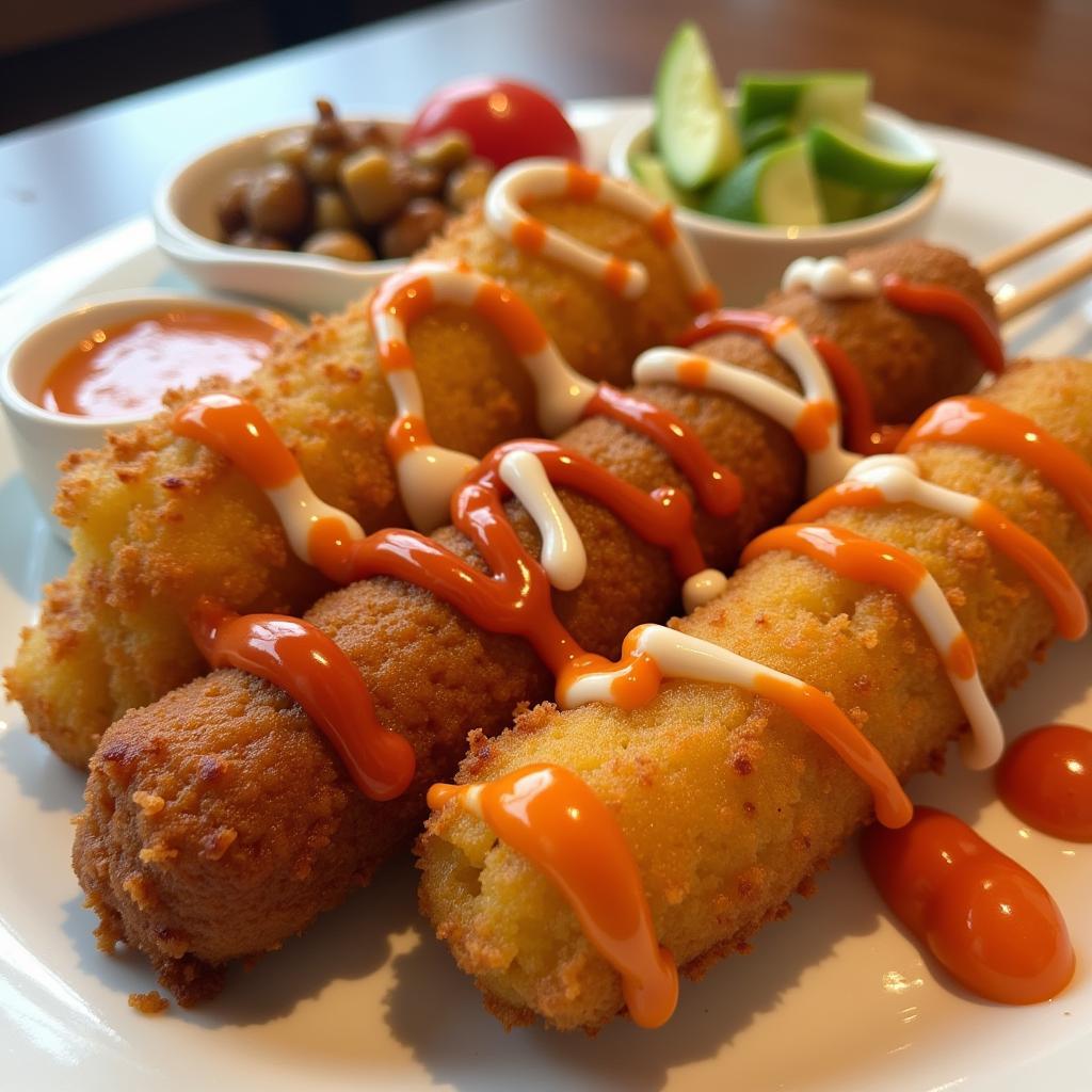 Delectable Korean Corn Dogs in Kern County