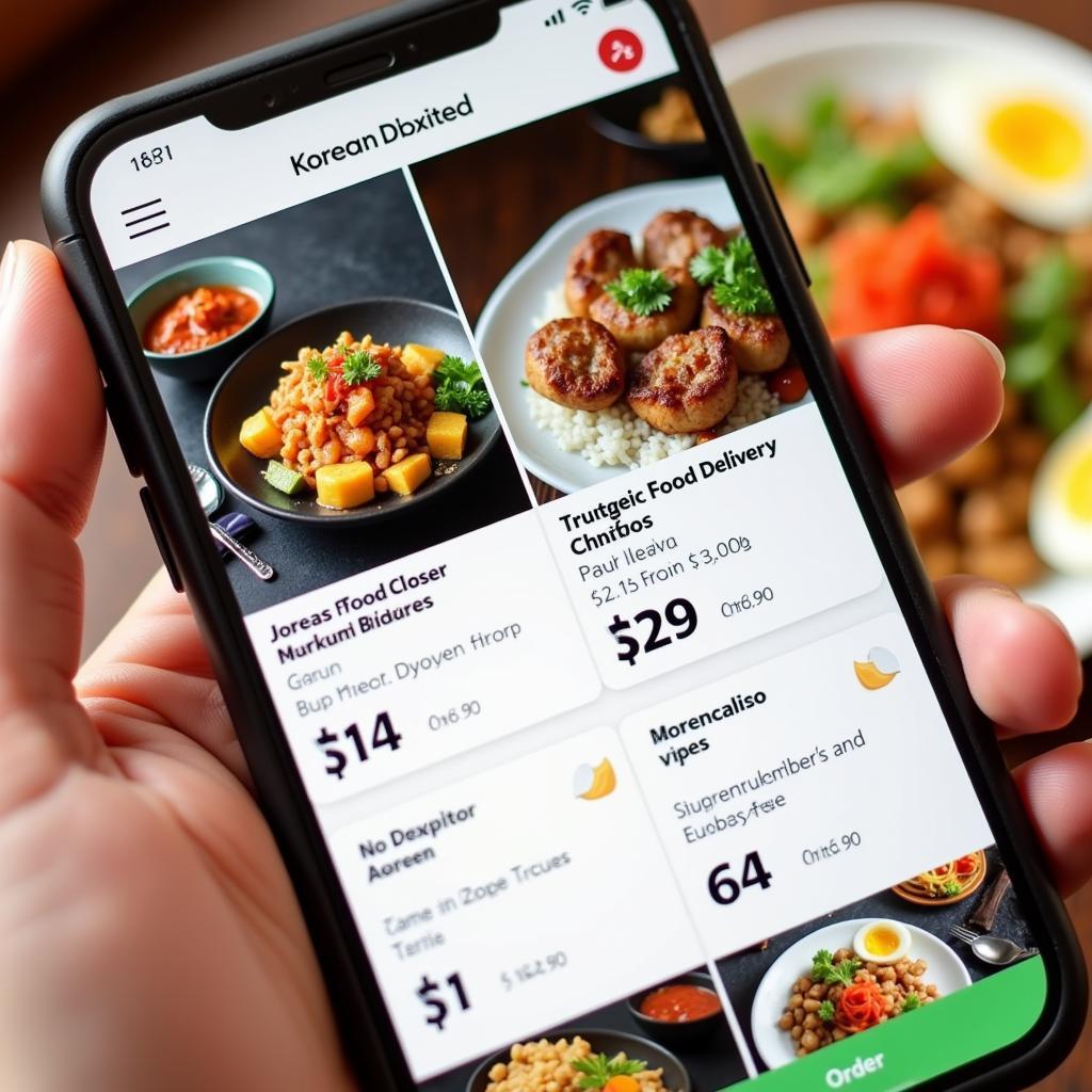 Korean Food Online Delivery App