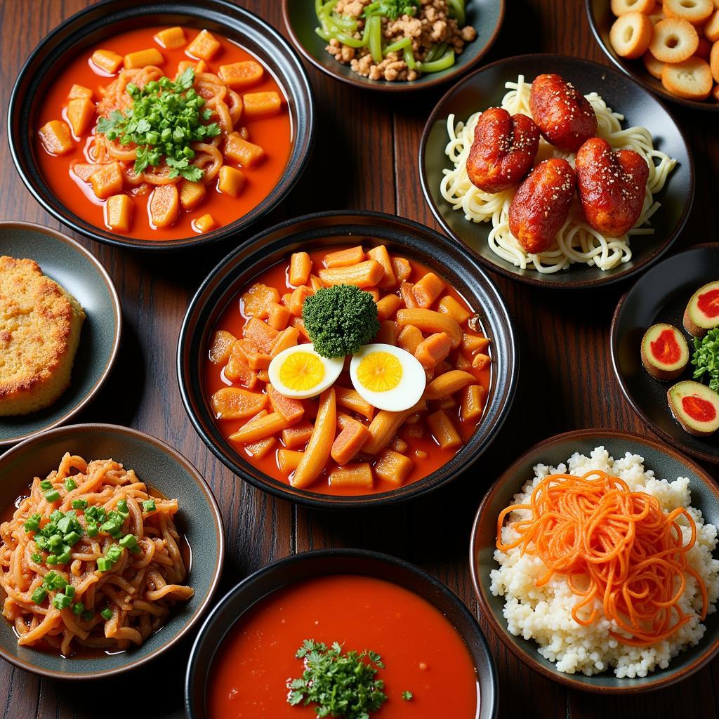 Korean Food Spicy Delights