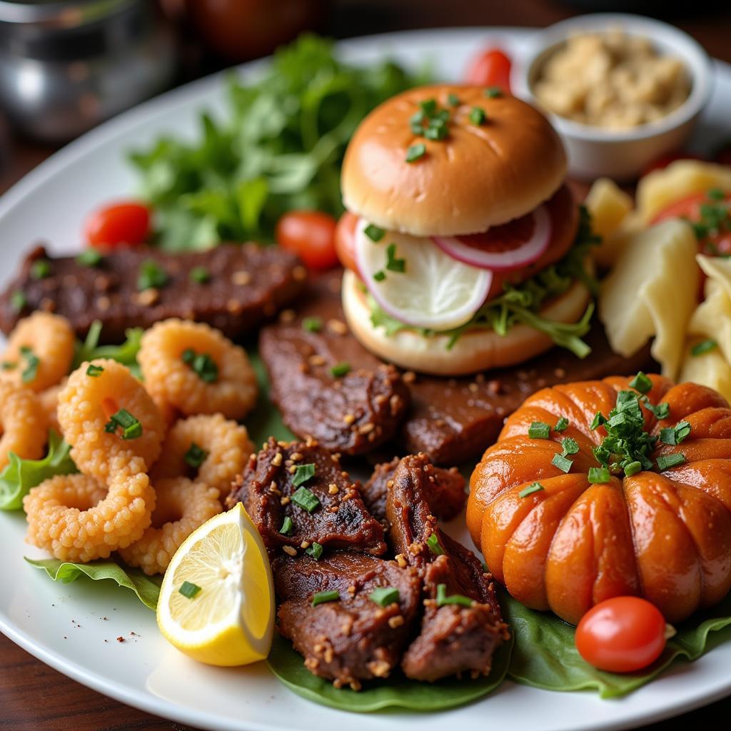 A Colorful Spread of Kosher Dishes in Indianapolis