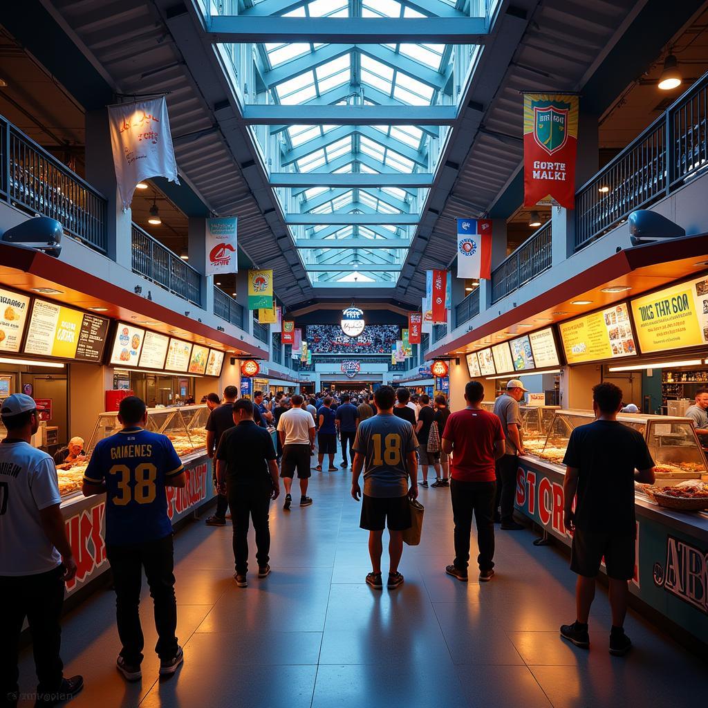 Kosher food stands at Hard Rock Stadium