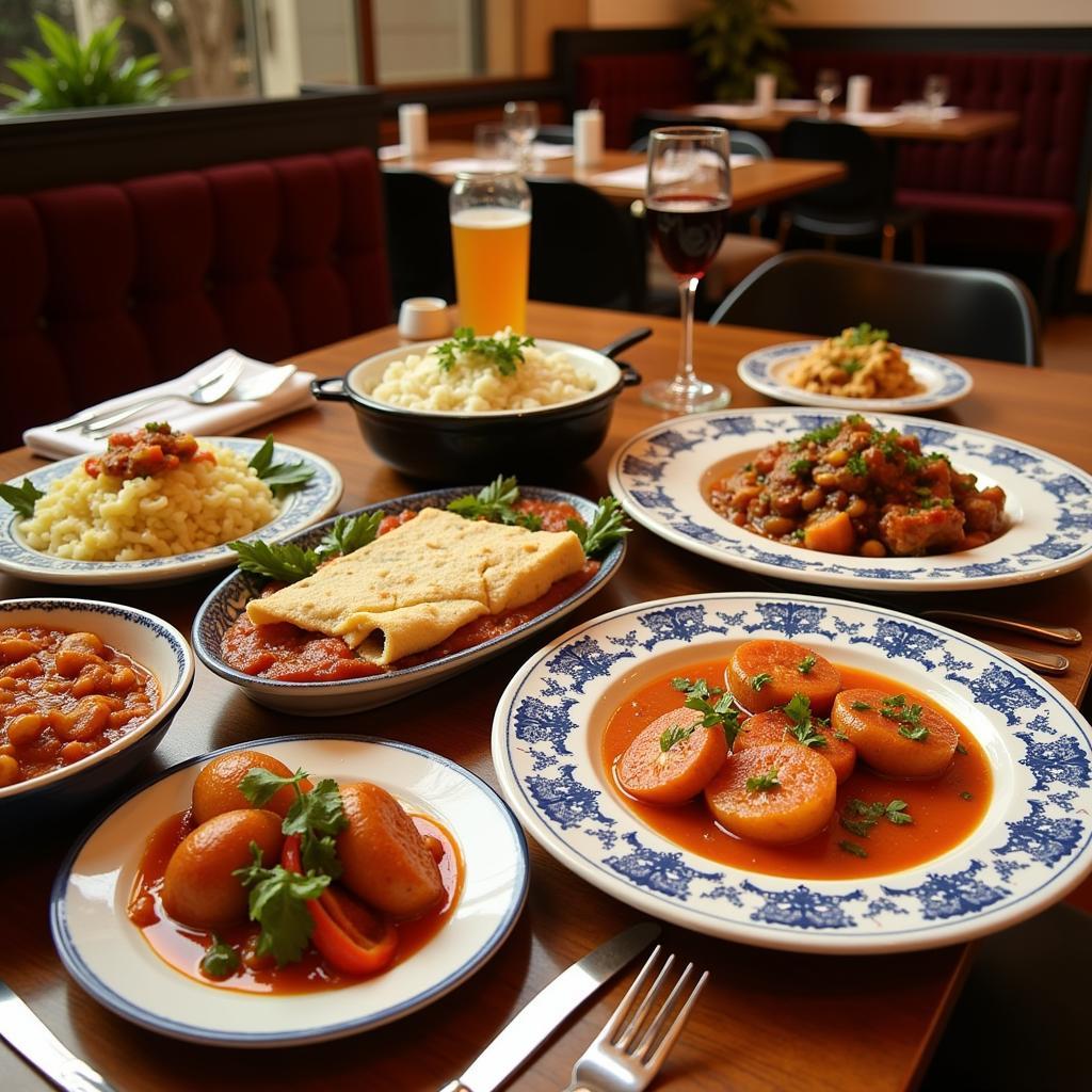 Traditional Portuguese kosher dishes in Lisbon restaurants