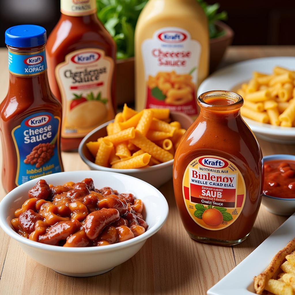 Variety of Kraft Foods Sauces