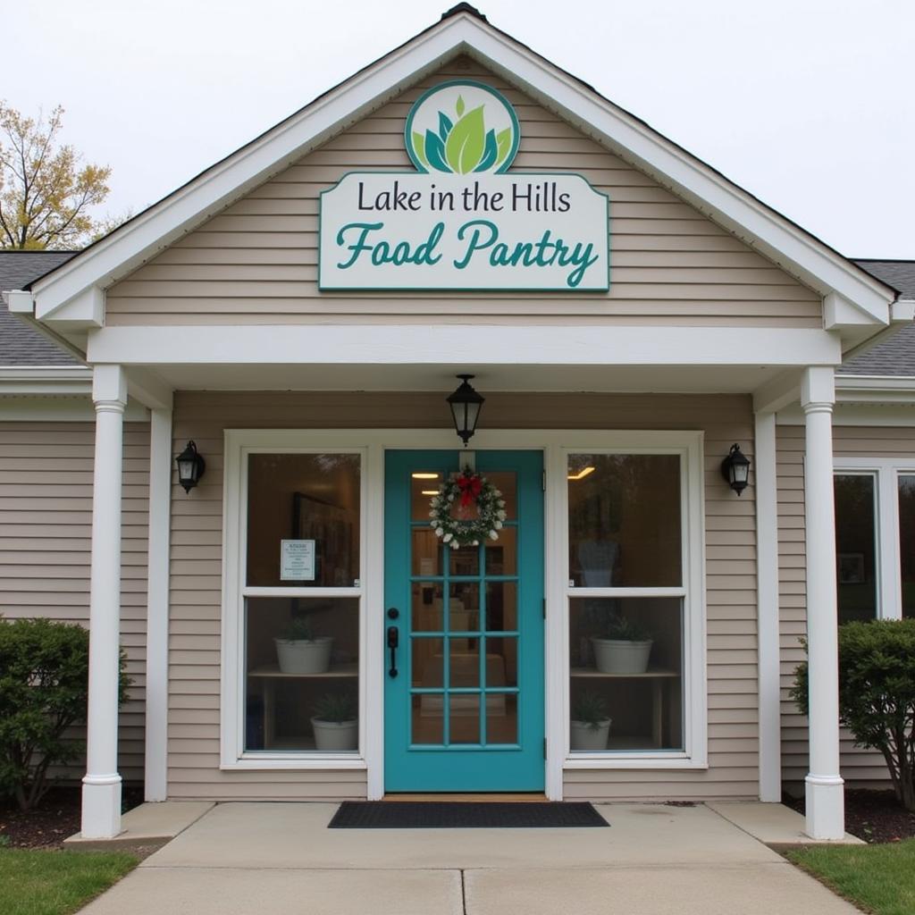 Exterior view of the Lake in the Hills Food Pantry