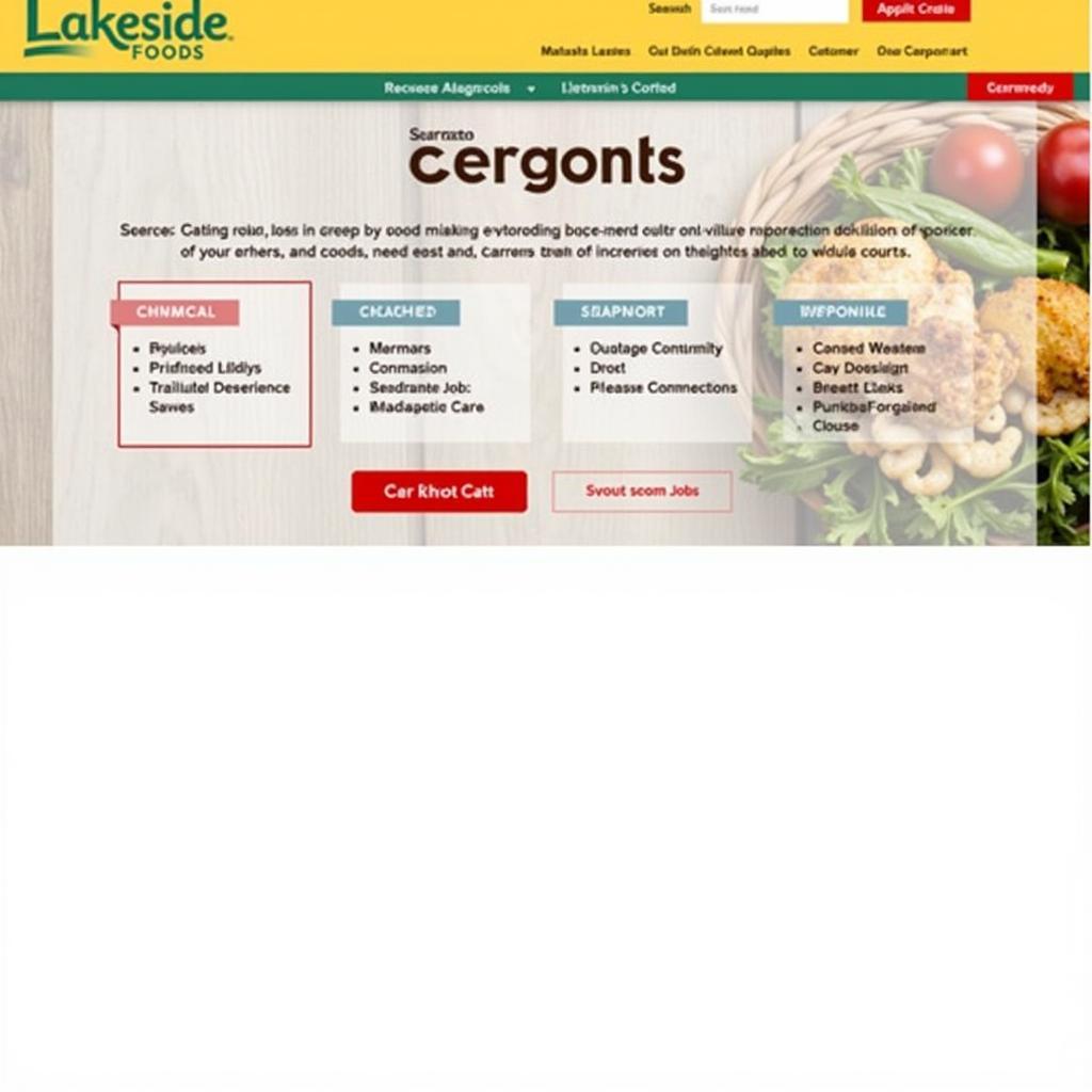 Lakeside Foods Careers Website