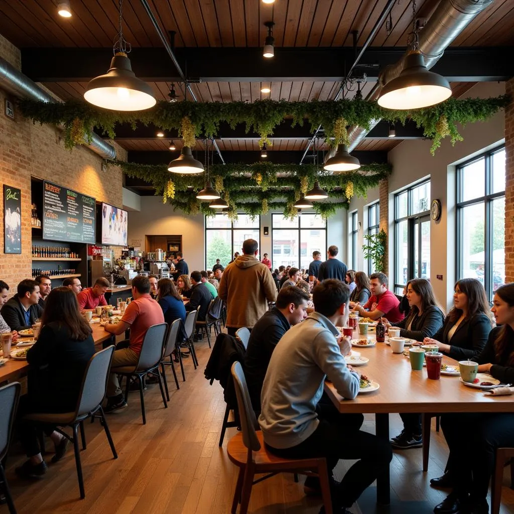  Lively Atmosphere Inside Larchwood Food Center 