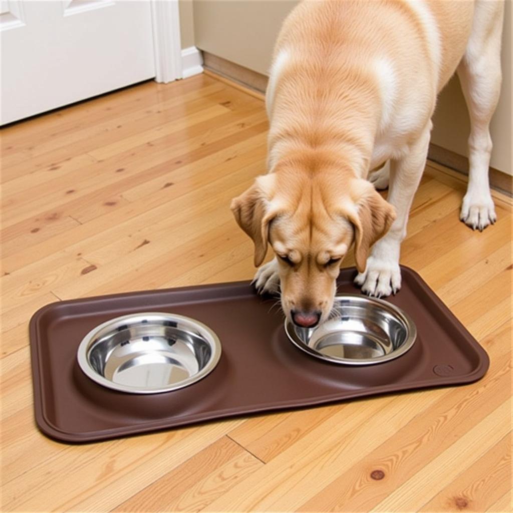 Large Dog Food Mat