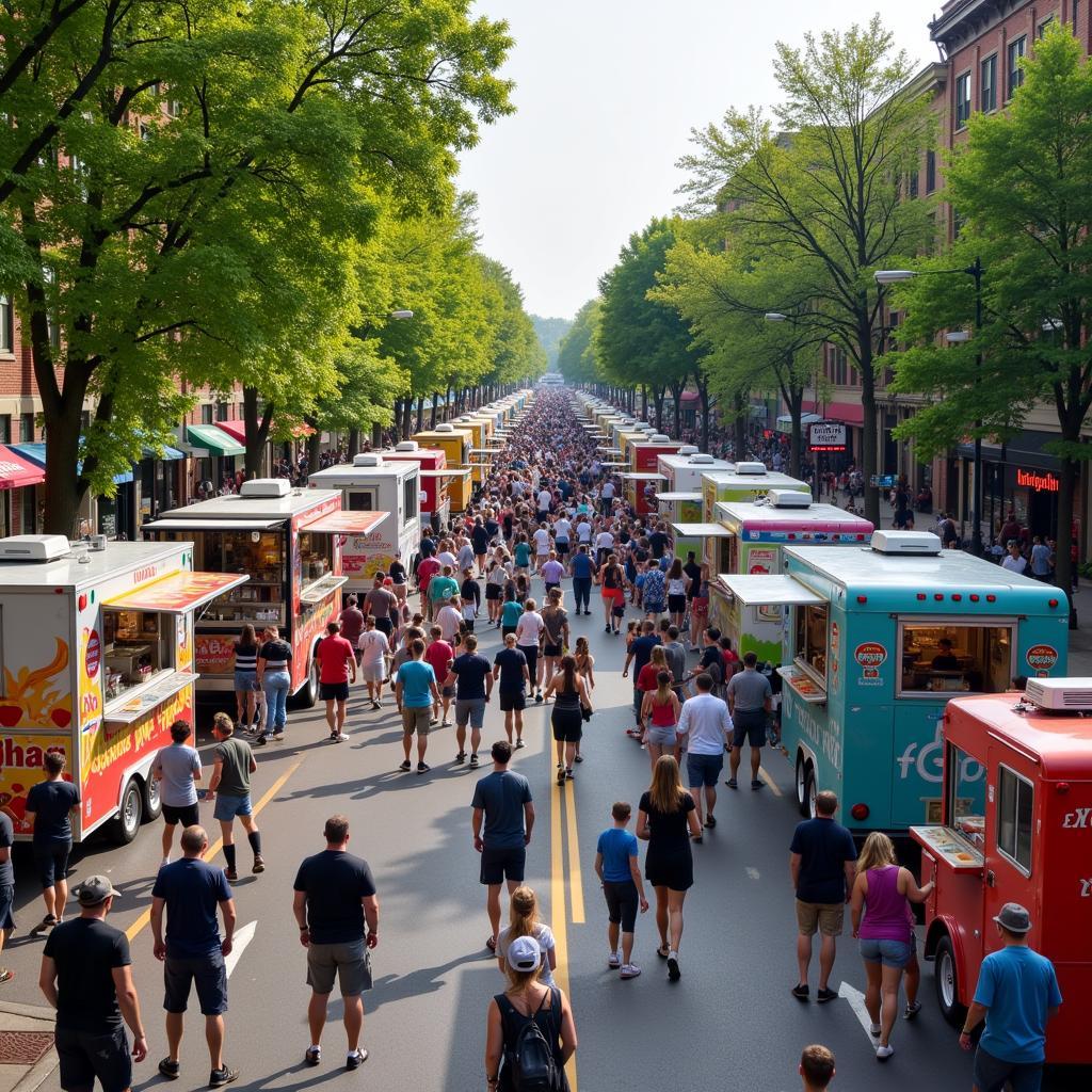 Vibrant Lexington KY Food Trailer Scene