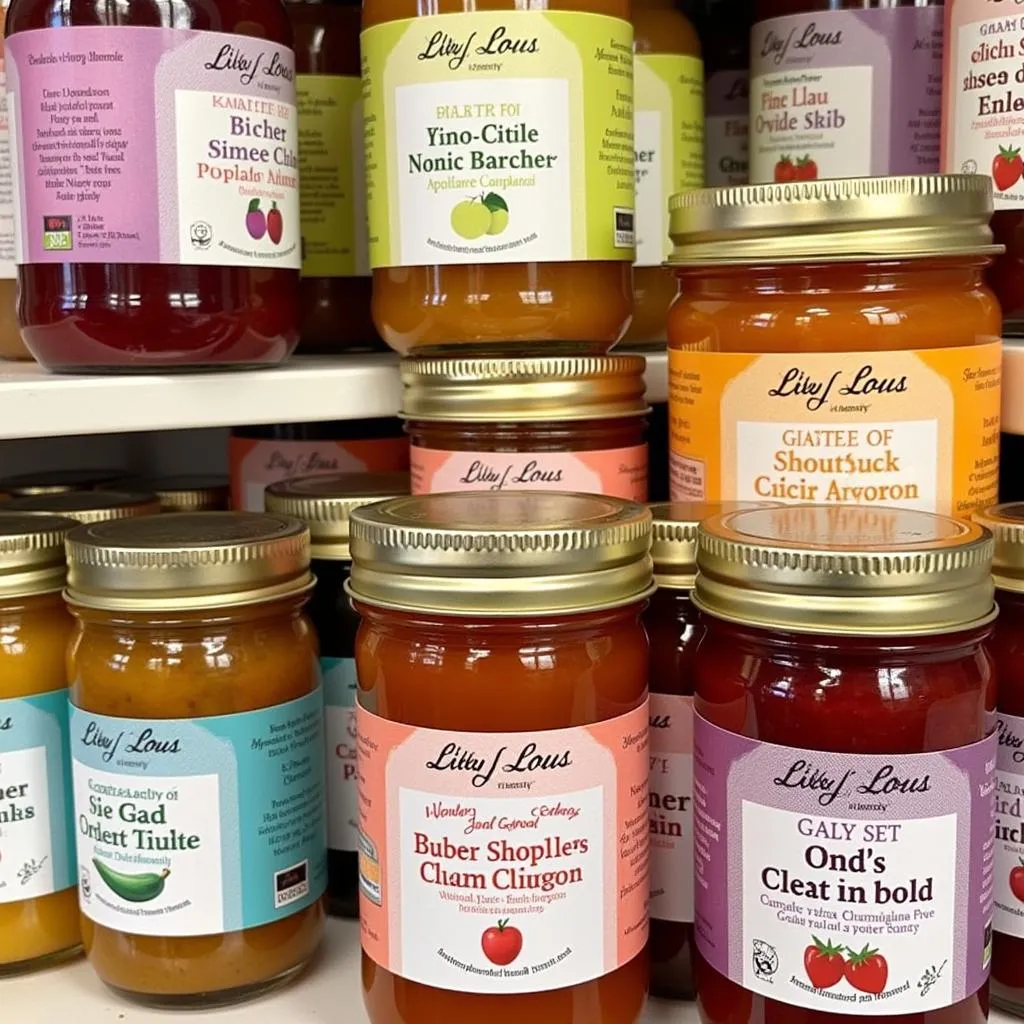 Assortment of Lily Lou's Jams and Preserves