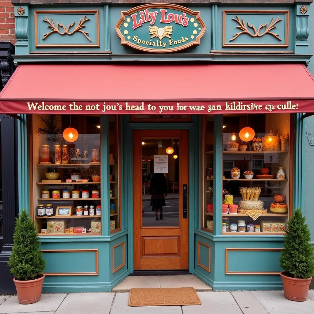 Lily Lou's Specialty Foods Shop Front