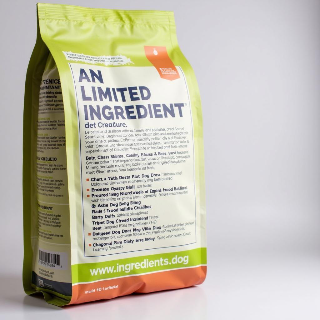 Limited Ingredient Dog Food Ingredients List