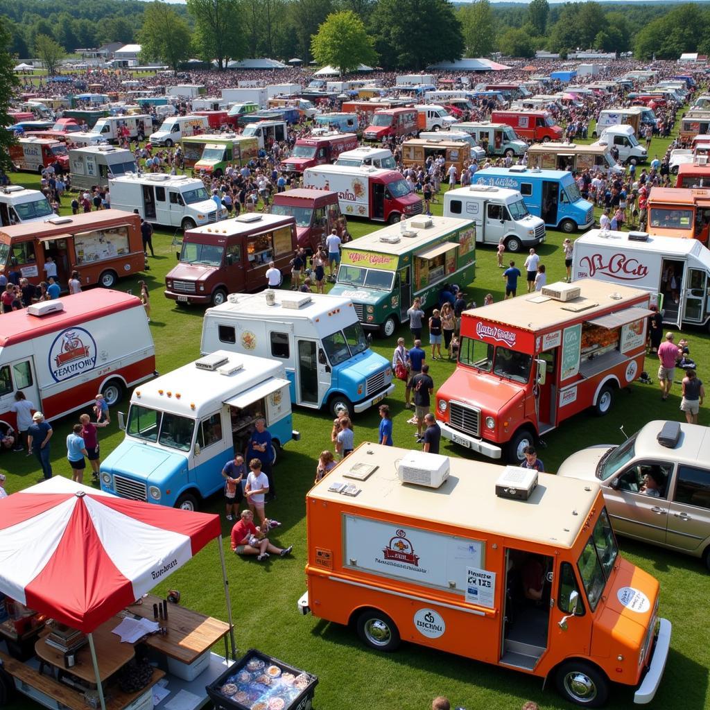 Linvilla Food Truck Festival Variety of Food Trucks