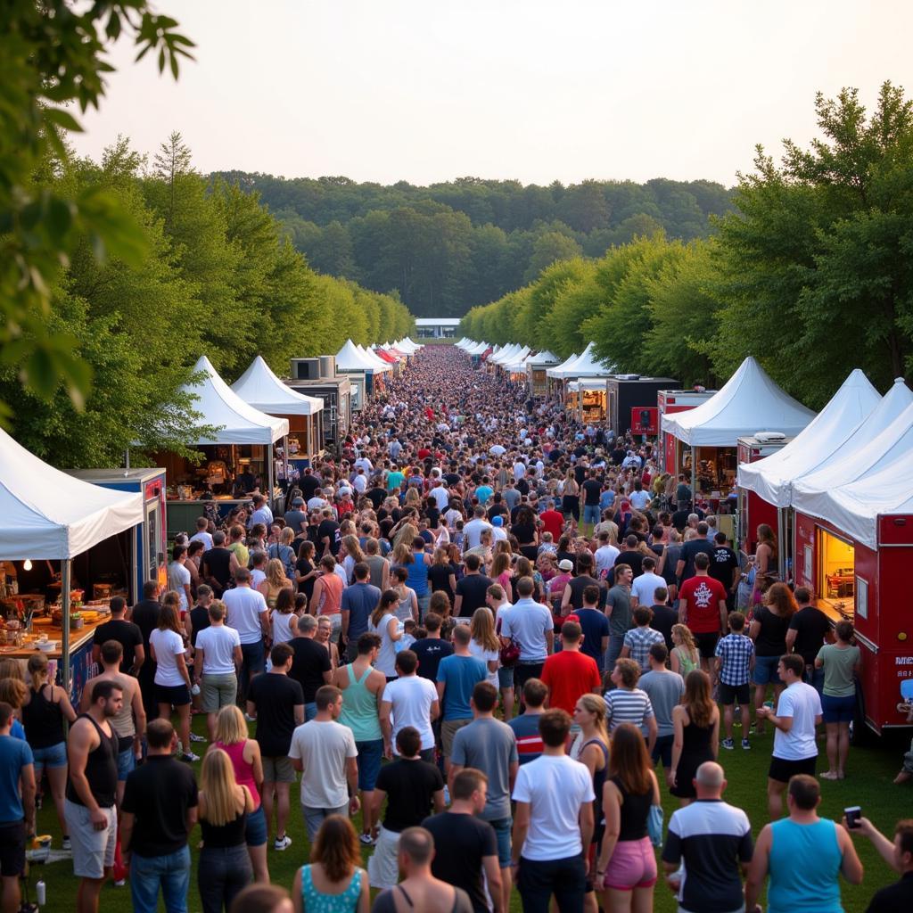 Crowds gather at Linvilla Orchards Food Truck Frenzy