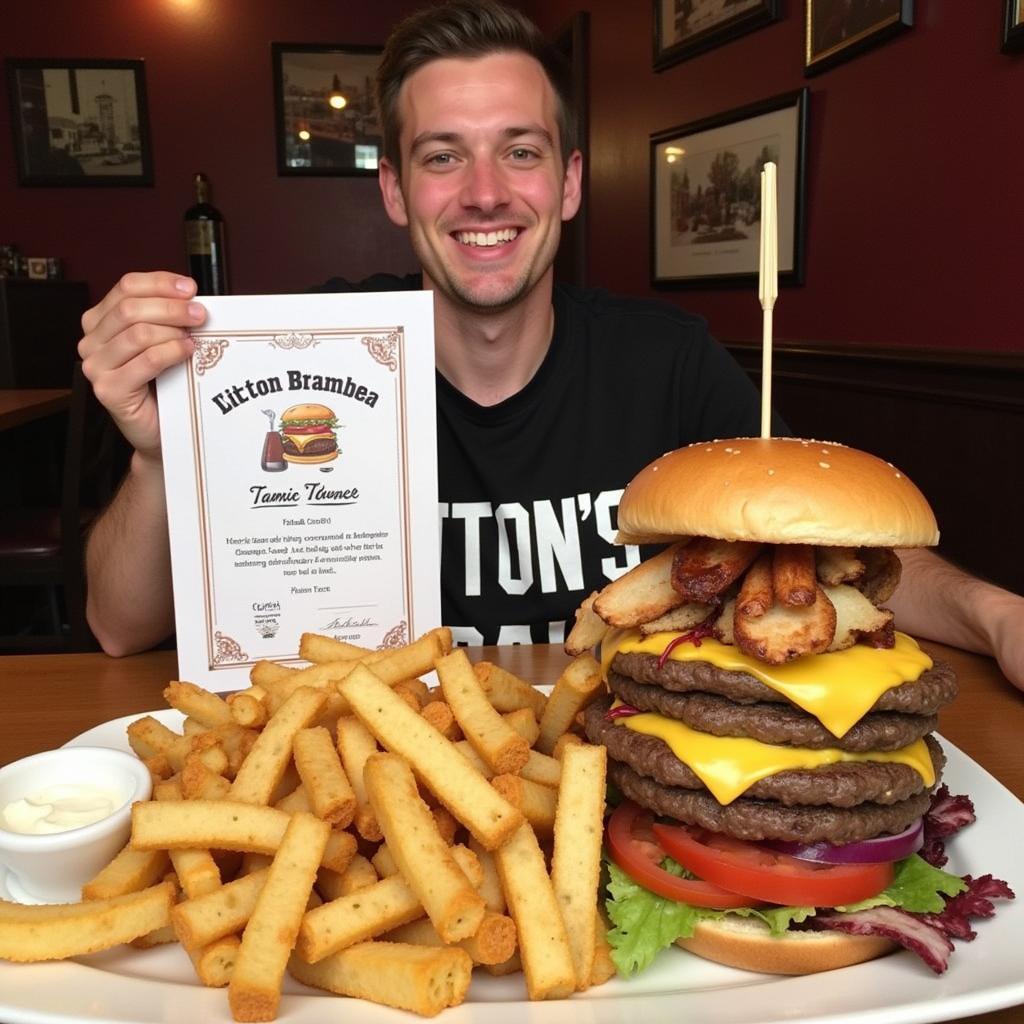 Litton's Big Burger Challenge Winner