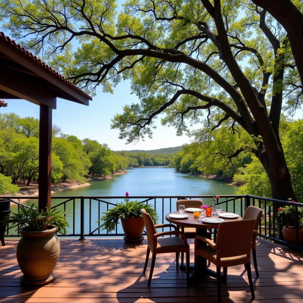 Dining with a View in Llano