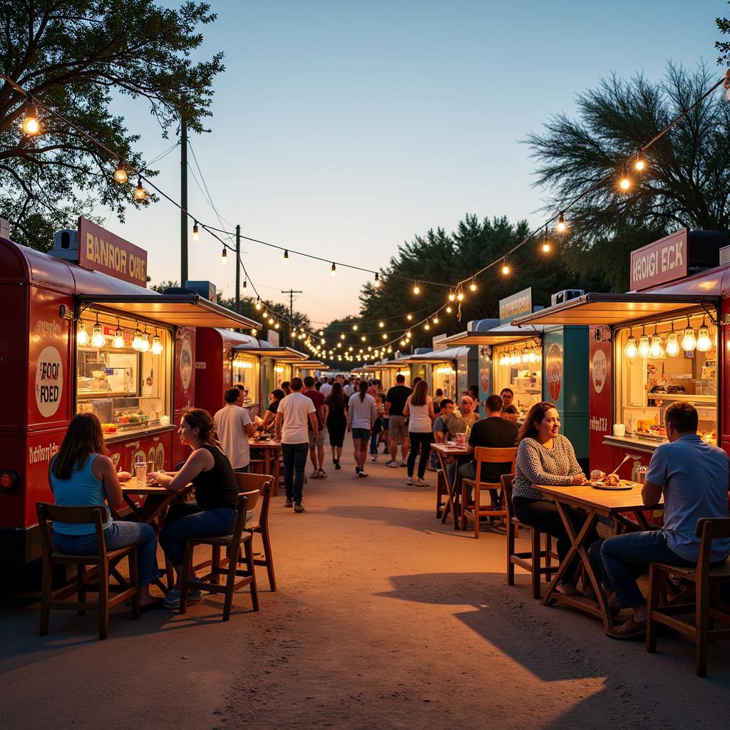 Food Truck Park in Llano, TX