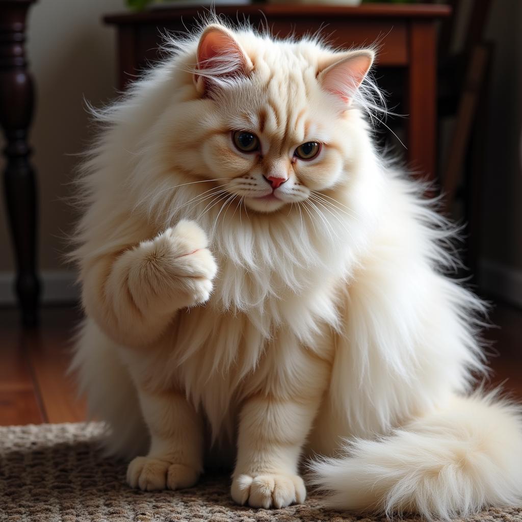 Long Haired Cat Grooming