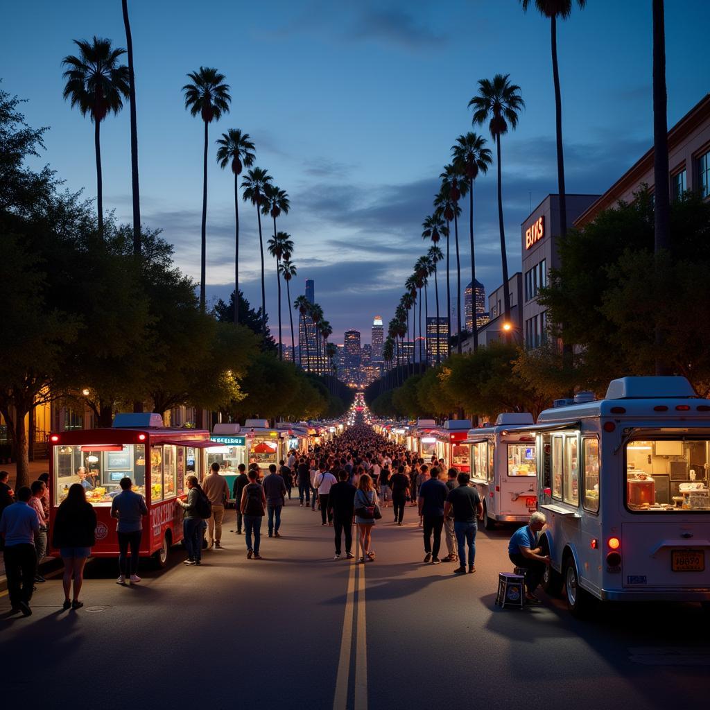 Vibrant Los Angeles Food Truck Scene