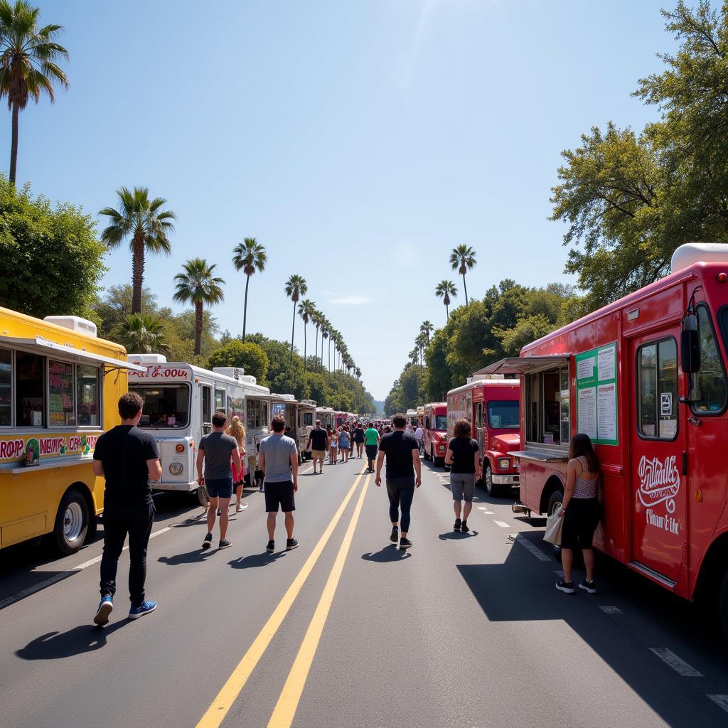 Vibrant Los Angeles Food Truck Scene