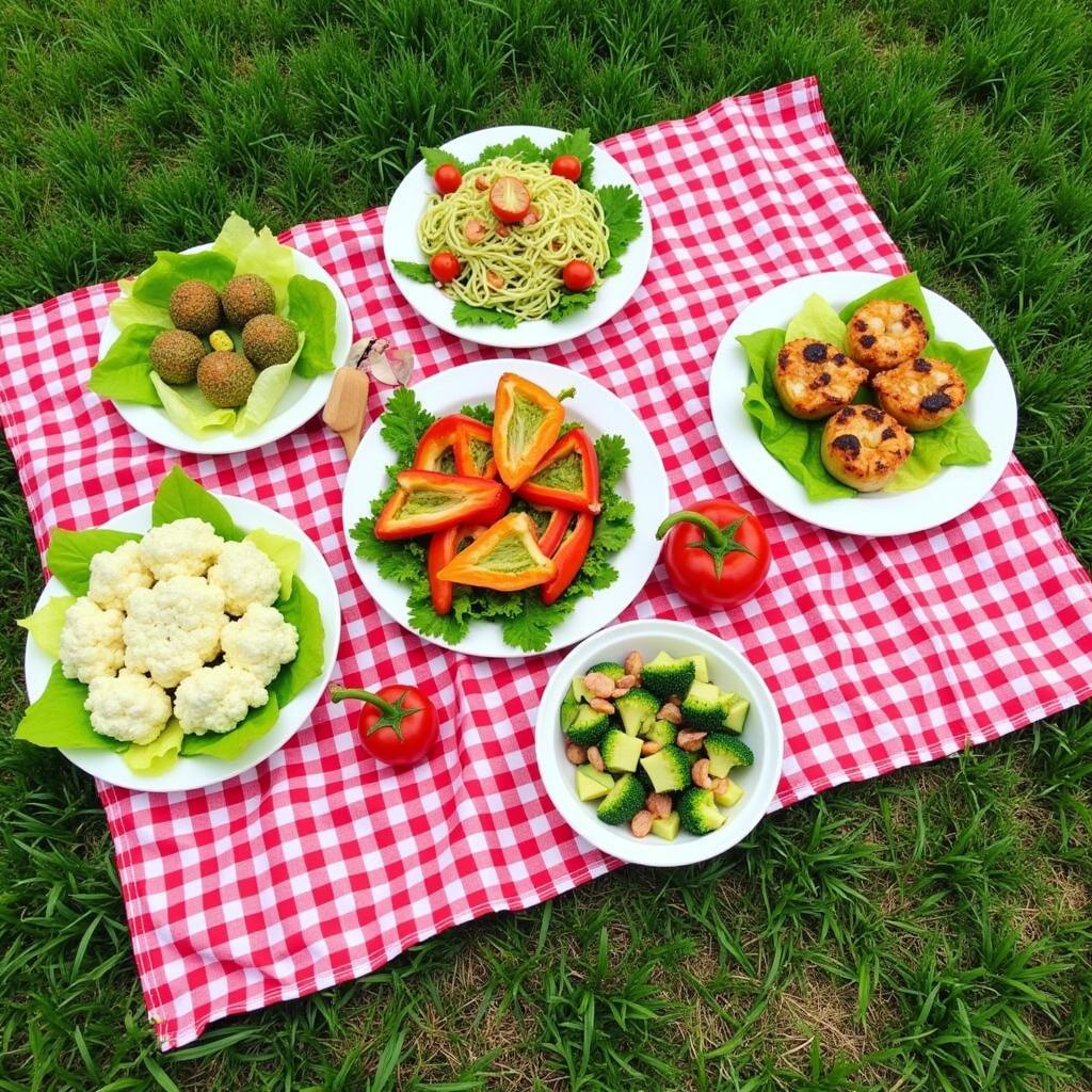 Appetizing low-carb picnic mains and sides