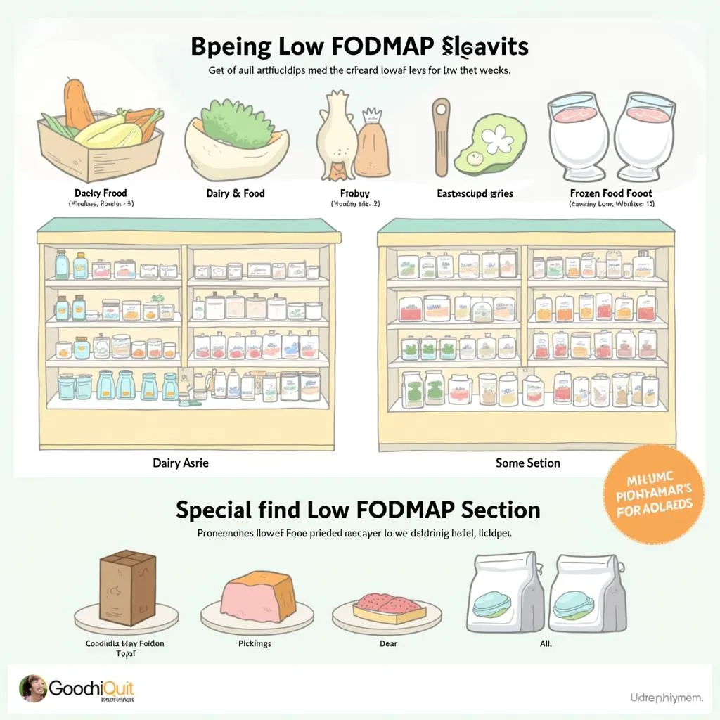 Low FODMAP Foods in Supermarkets: Aisle-by-Aisle Guide