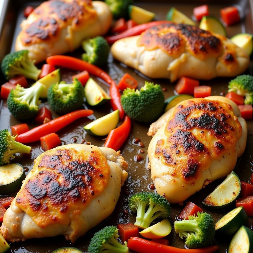 Low Sodium Italian Chicken and Vegetables