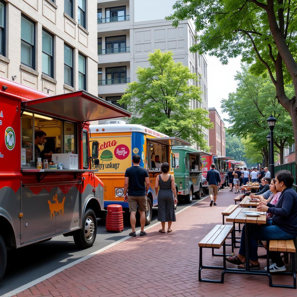 Diverse Food Truck Offerings in Lowell MA