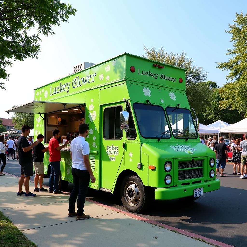 Lucky Clover Food Truck exterior view