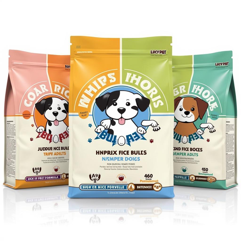 Variety of Lucy Pet Dog Food Formulas