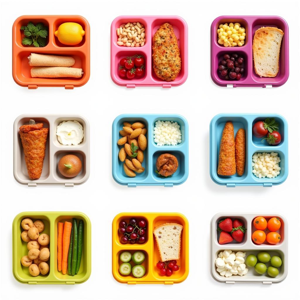 Lunch Trays With Compartments