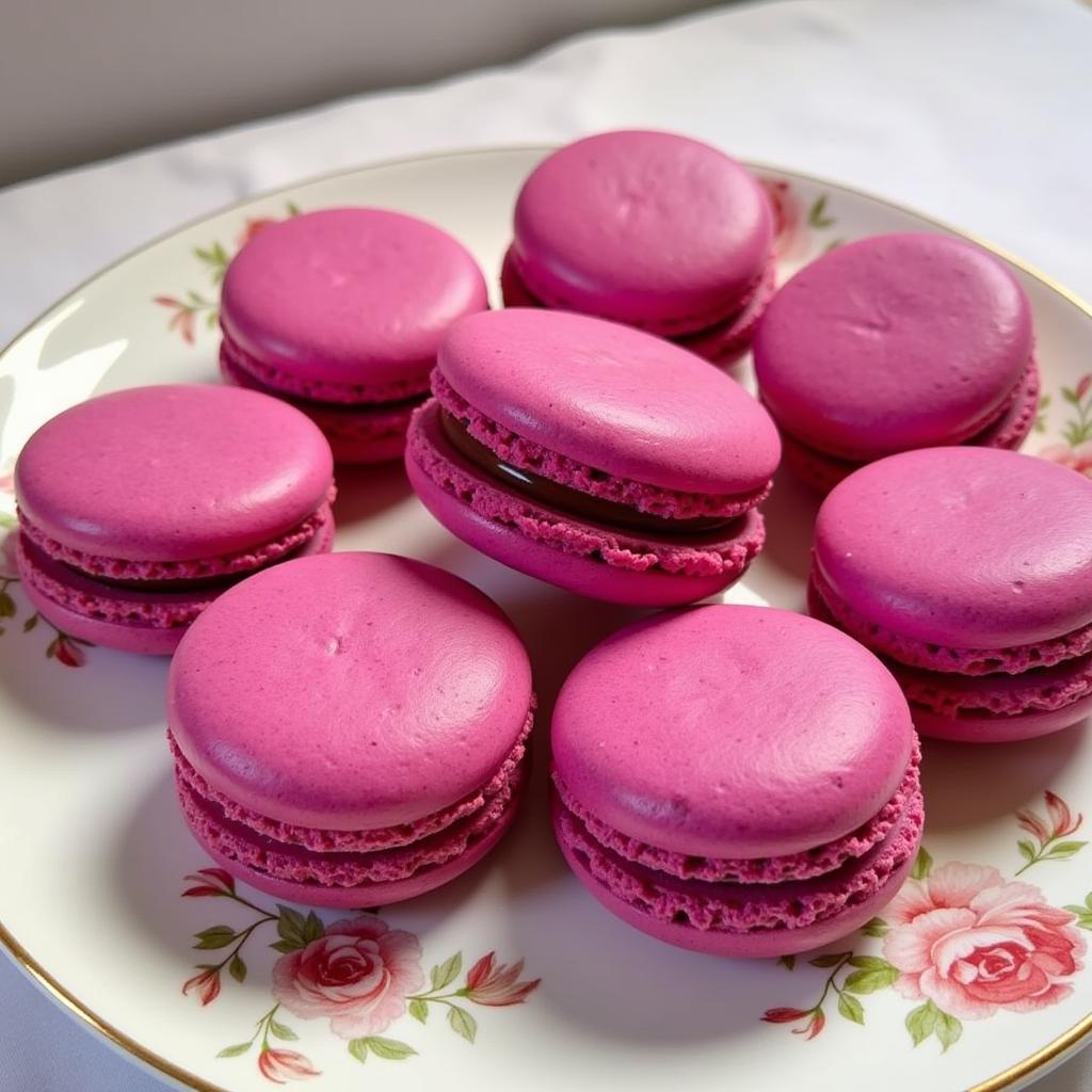 Magenta Macarons Arrangement