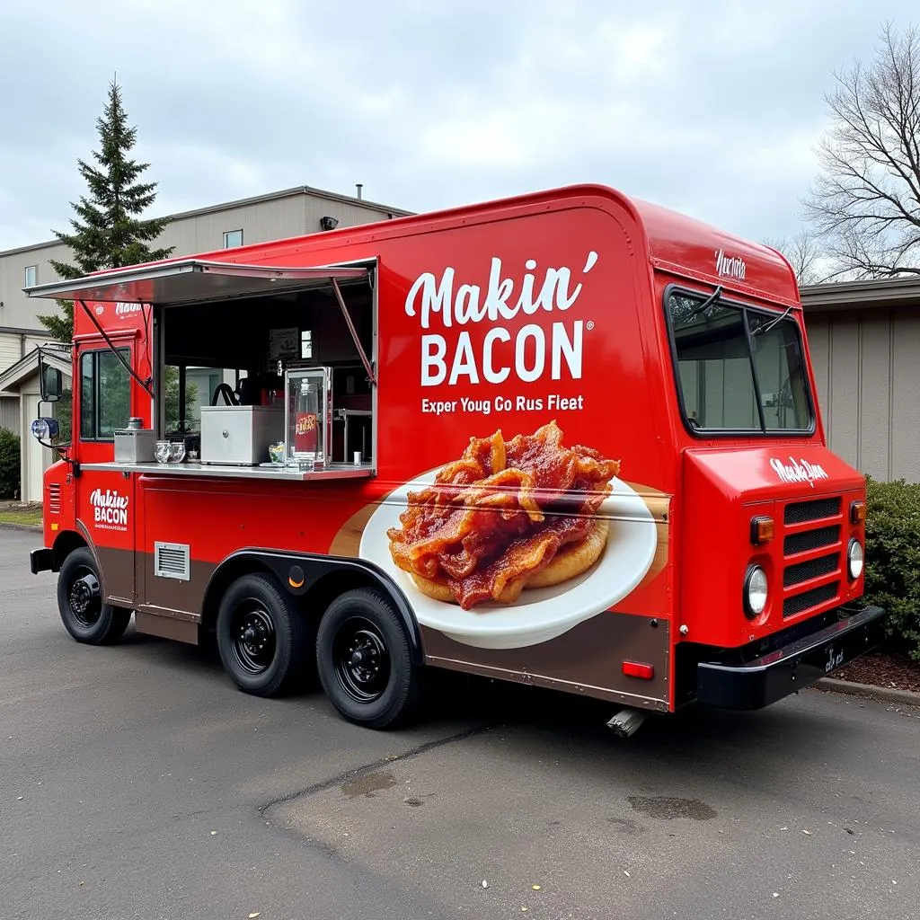 Makin' Bacon food truck exterior