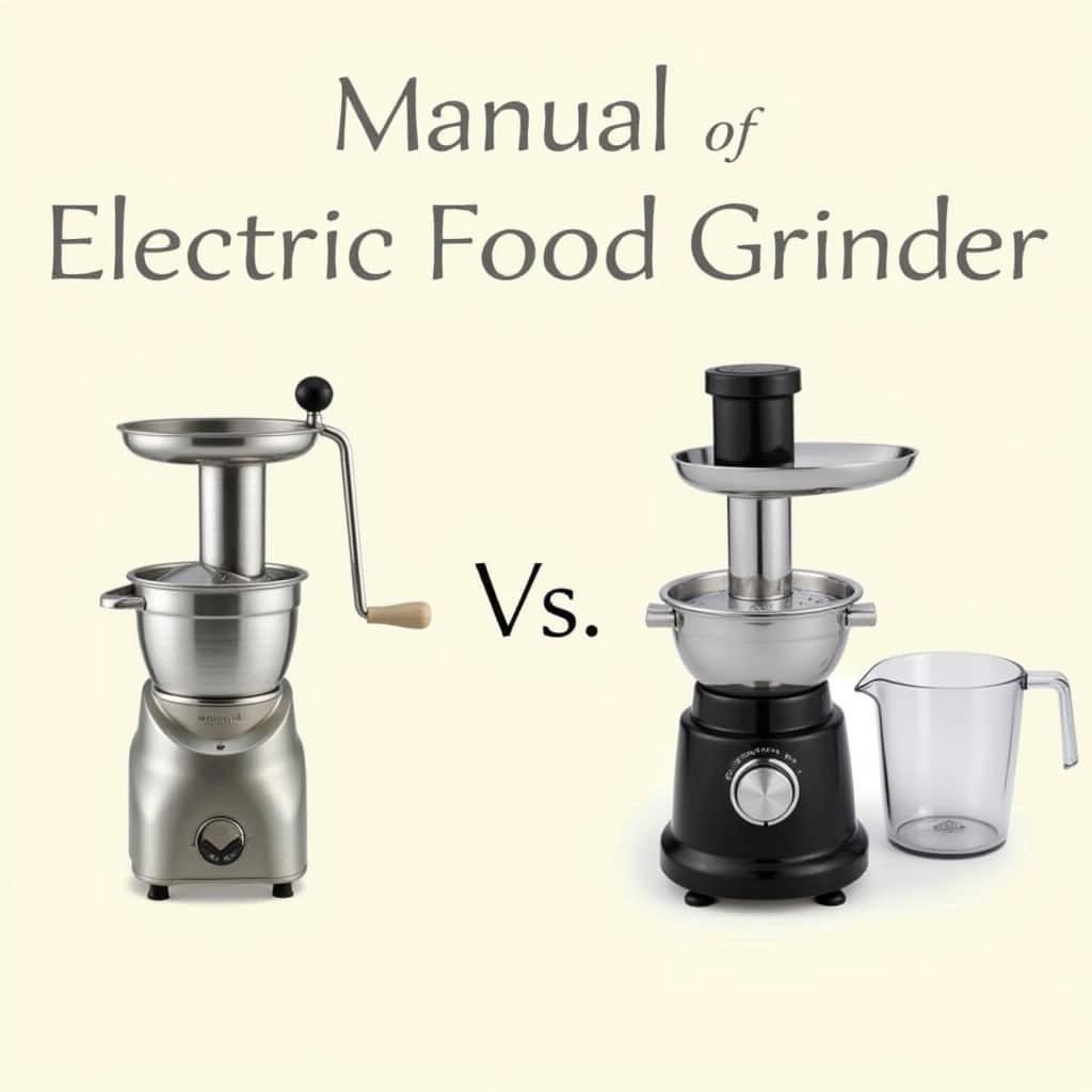 Manual vs. Electric Food Grinders