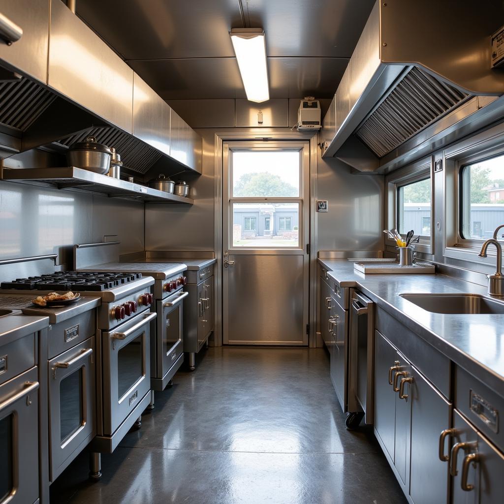 Inside a Food Truck Kitchen