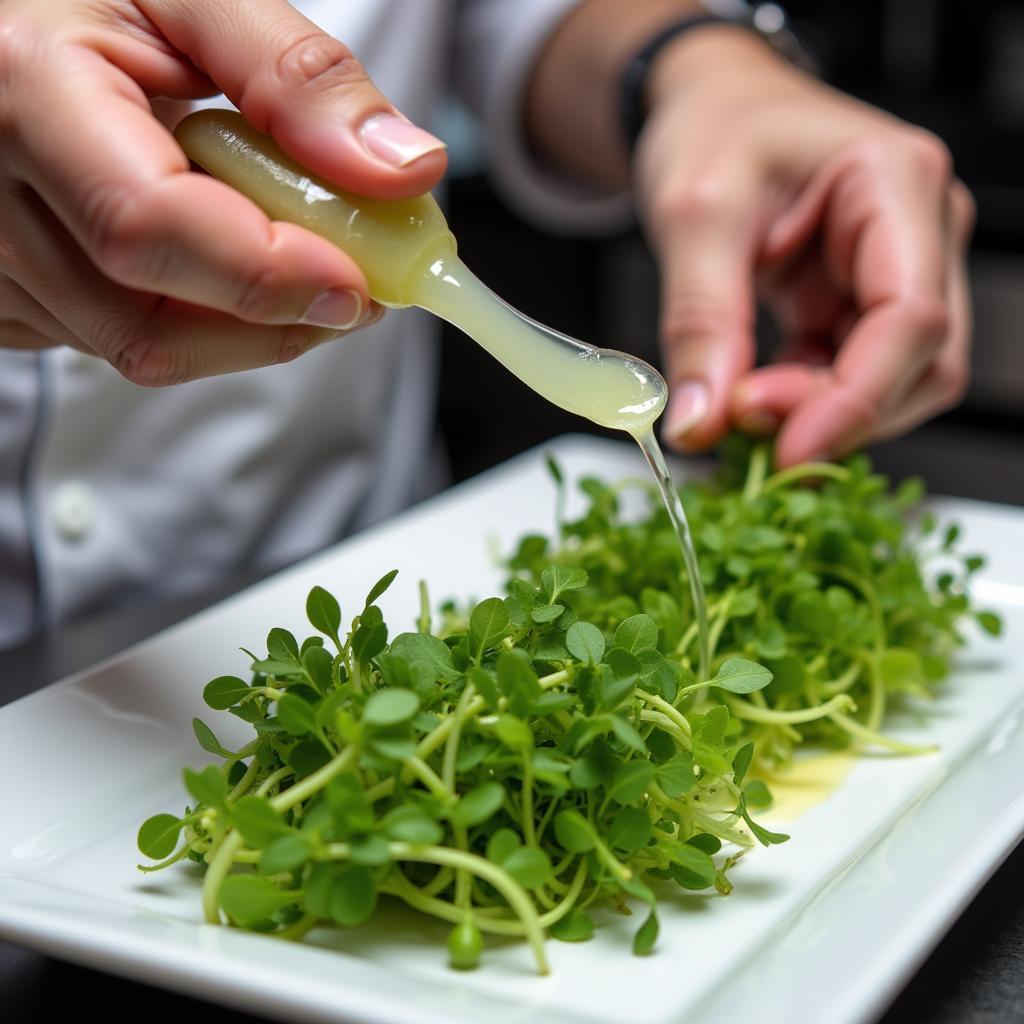 Professional Chef Using Matrix Food Shampoo