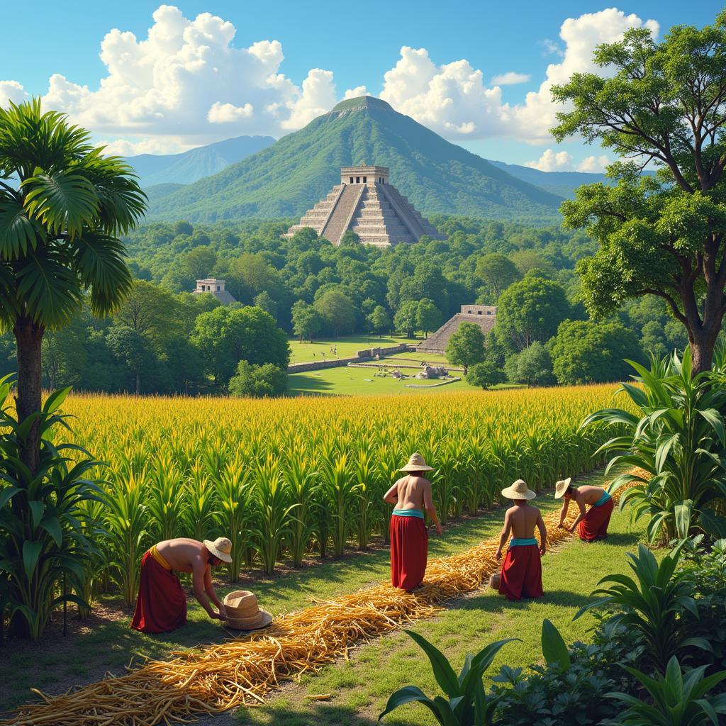 Ancient Mayan Maize Agriculture