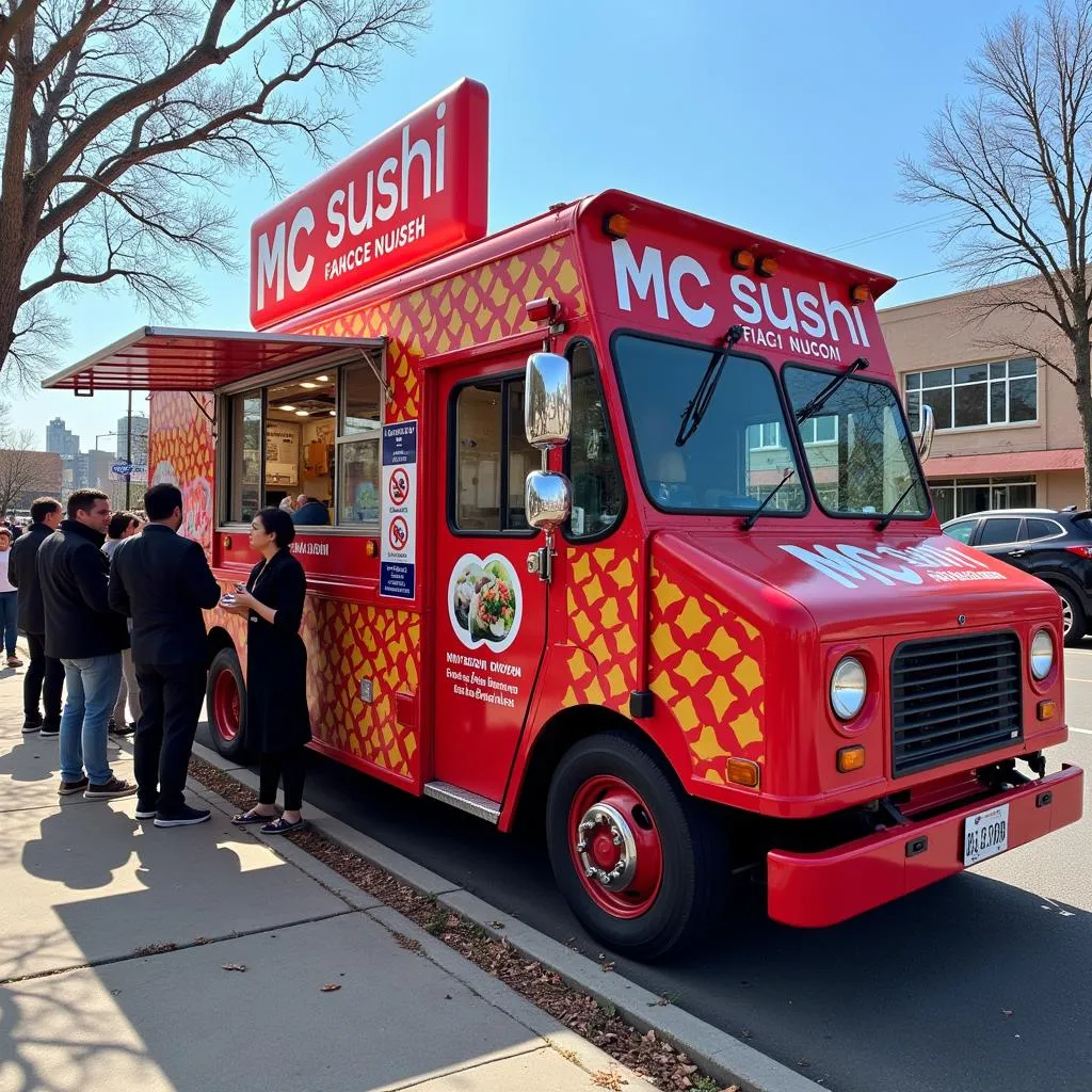 MC Sushi Food Truck Exterior