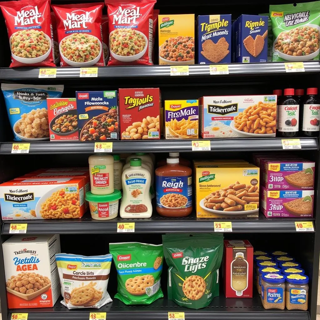 Meal Mart Kosher Products Display