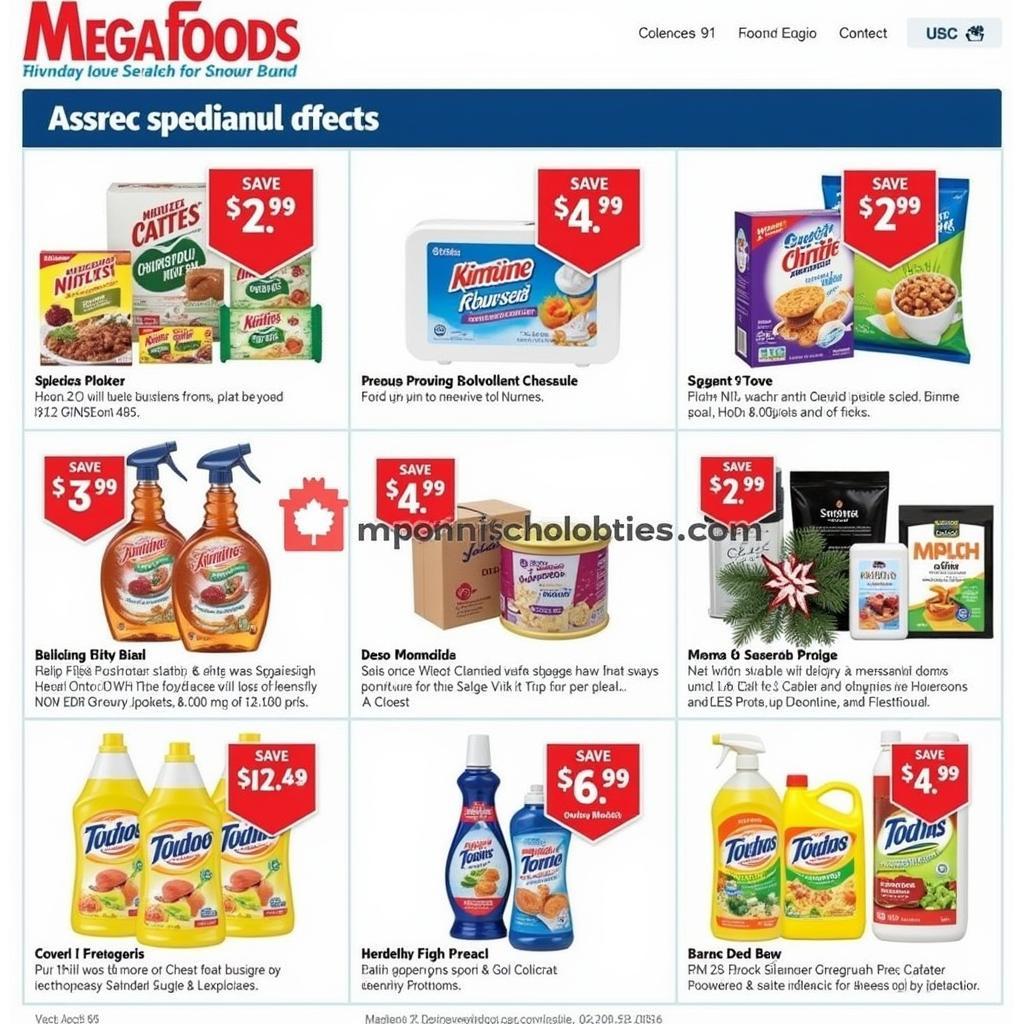 Discovering Non-Food Deals in the Mega Foods Weekly Ad